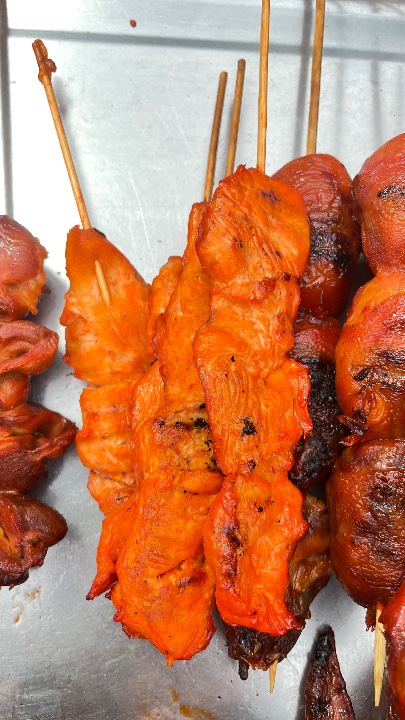 Grilled Chicken Breast Skewer
