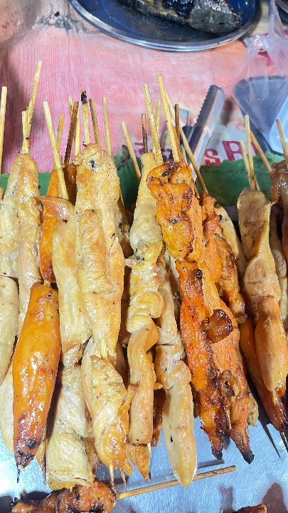 Grilled Chicken Breast Skewer